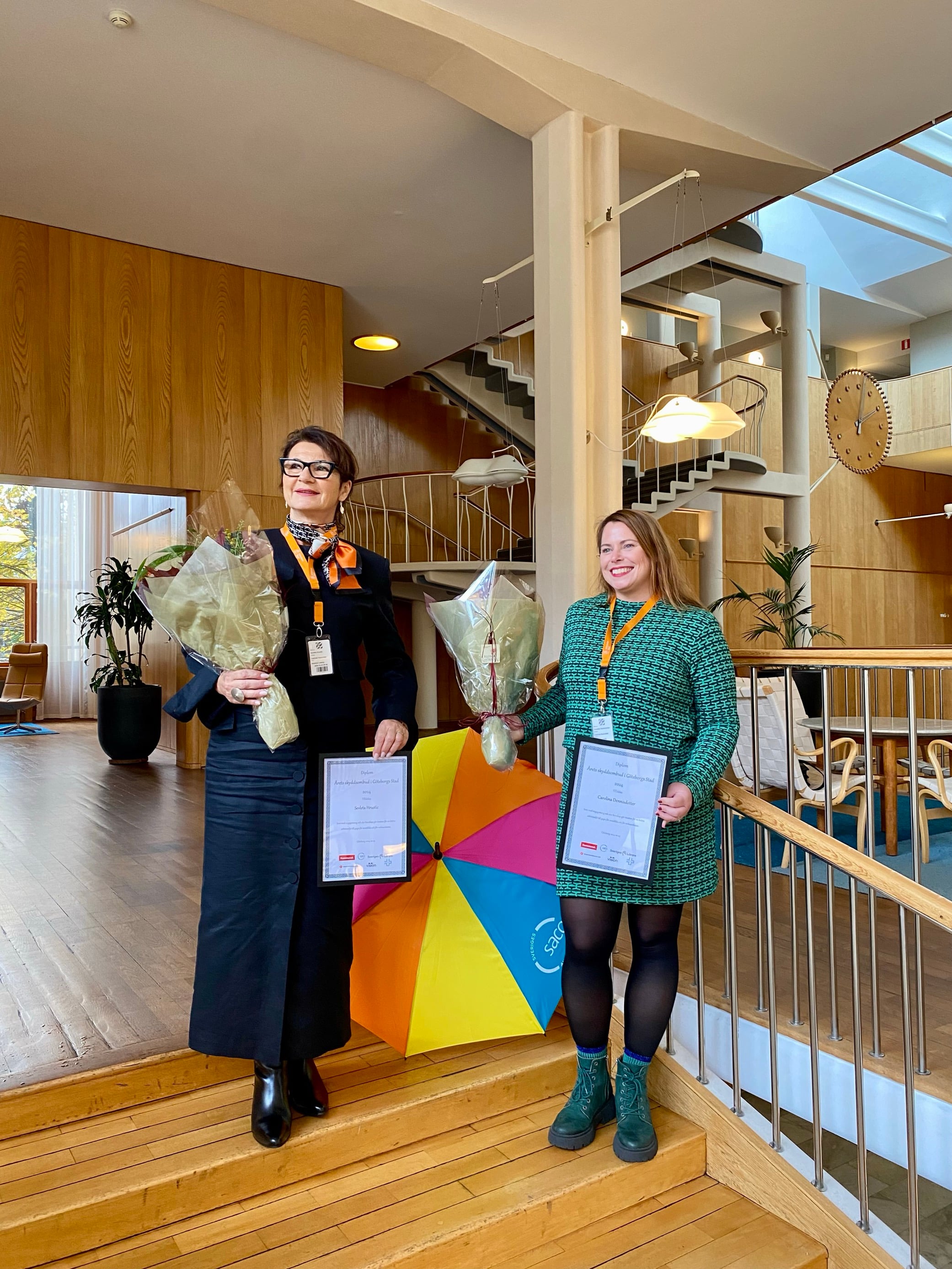 Sevleta och Carolina - årets skyddsombud 2024
